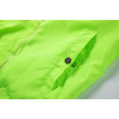 Jaqueta Trapstar Tactel Neon Green