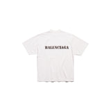 Camiseta Balenciaga Stencil Type Branca