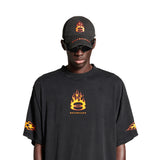 Camiseta Balenciaga Logo Fire 2024