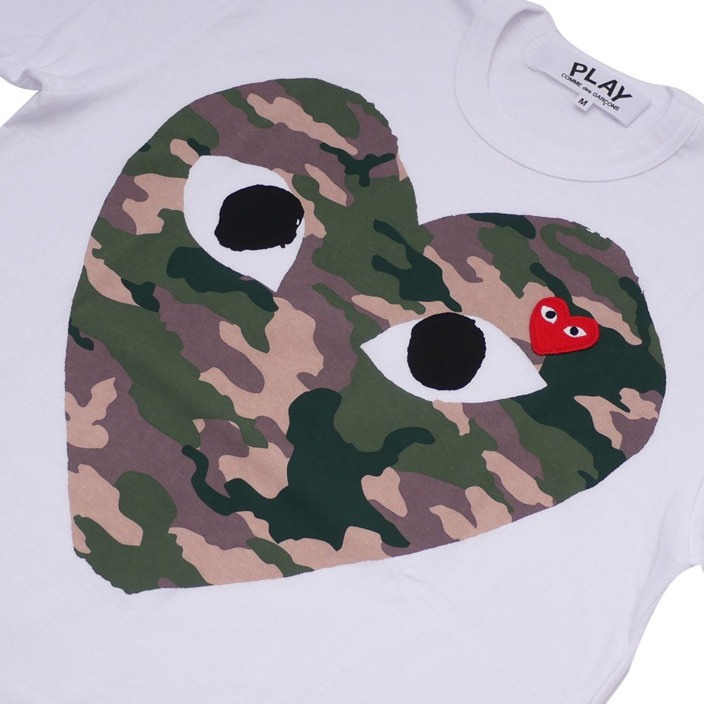 Camiseta Play Comme Des Garçons White