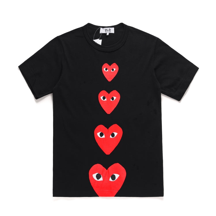 Camiseta Play Comme Des Garçons Black