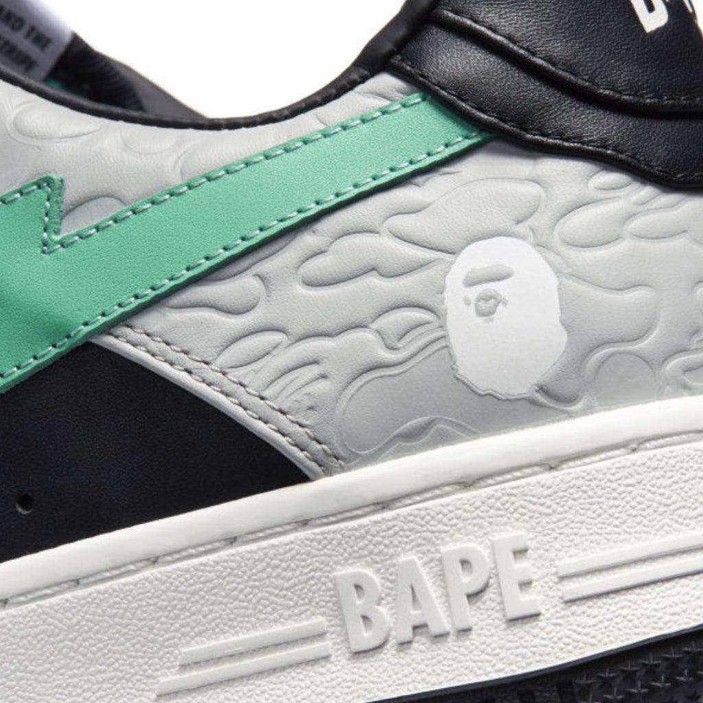 Tênis A Bathing Ape BAPE Sneaker Gray & Green