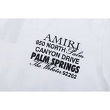 Camiseta Amiri Palm Springs Oversized