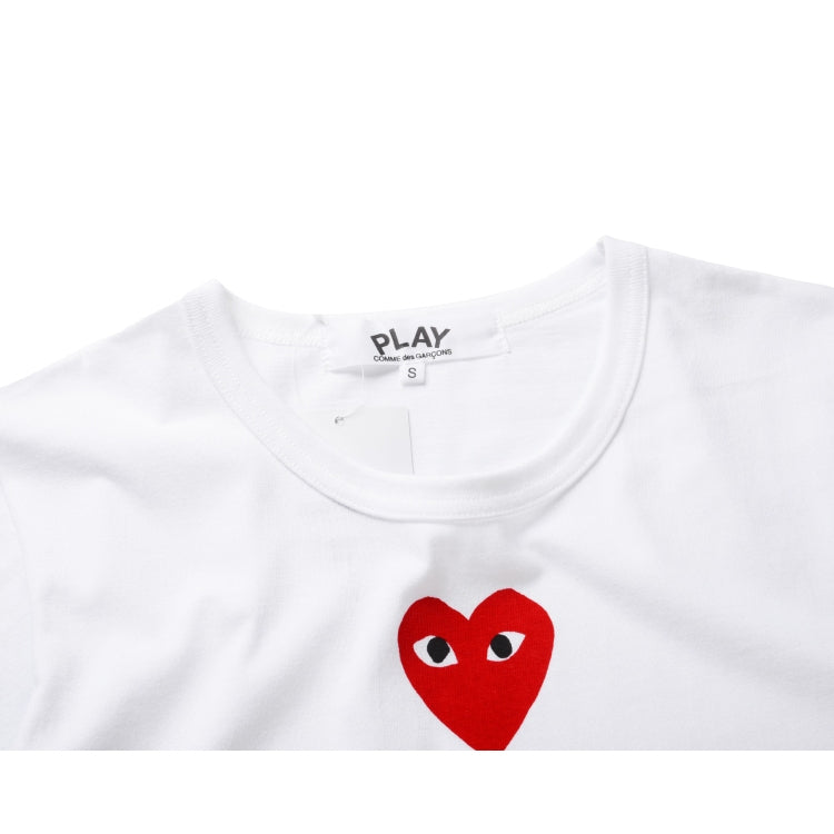 Camiseta Play Comme Des Garçons White